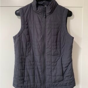Women's Gray Quilted Vest